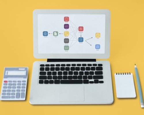 Analysis Model Flow Chart Icon Analysis Model Flow Chart Icon